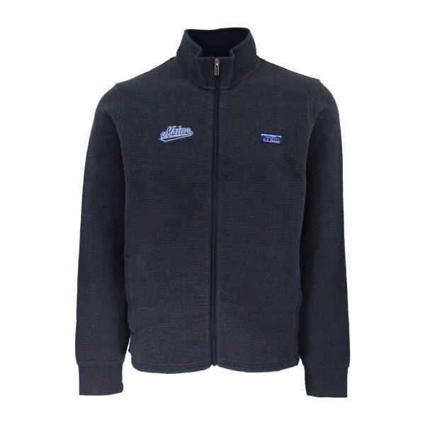 L.L.Bean Maine Script Lakewashed Double-Knit Full-Zip